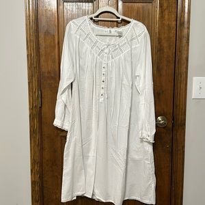 Eileen West Nightgown White Size Large